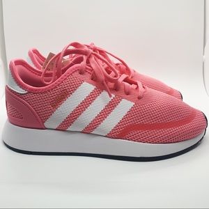 adidas Pink and White Women's Sneakers